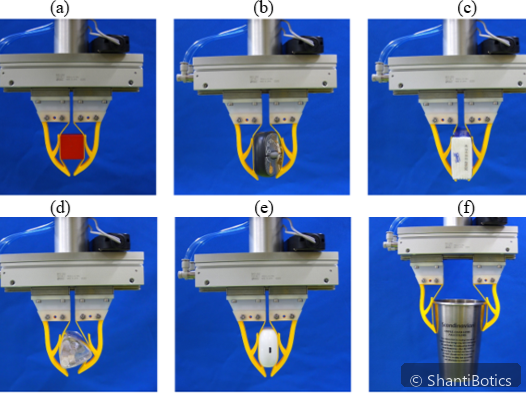 Vision-guided compliant robotic end-effector for delicate object handling